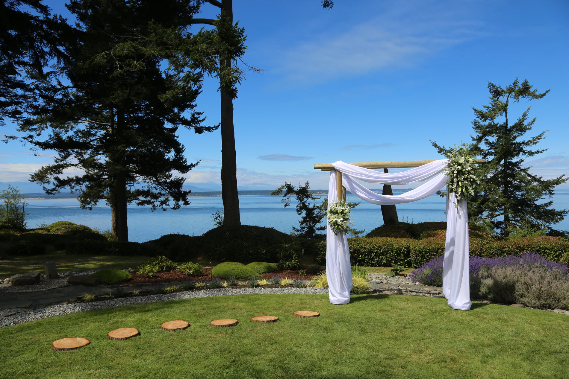 Draped Wedding Altar